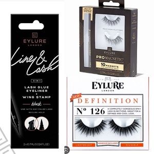 Eylure BUNDLE 2 eyelashes + glue / eyeliner